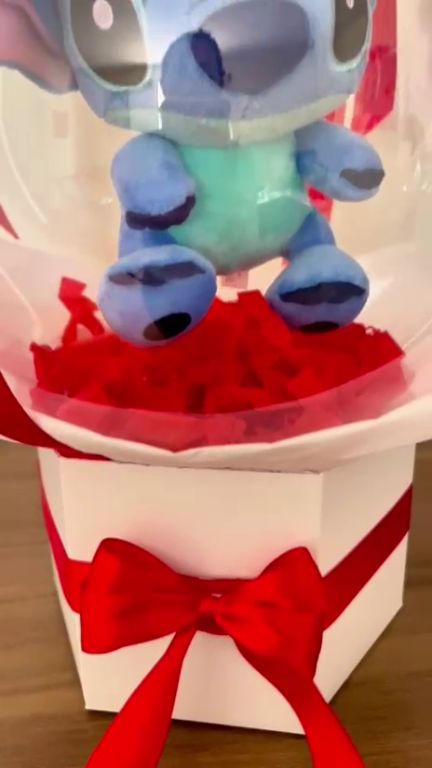 Globo burbuja con Stitch